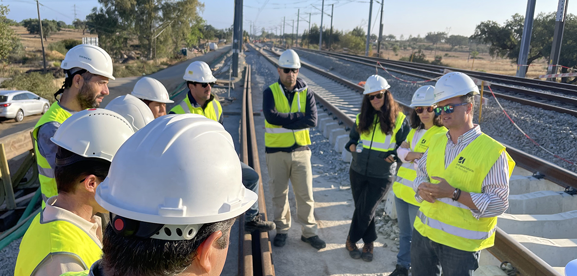 Estudantes em Engenharia Ferroviária do ISEL