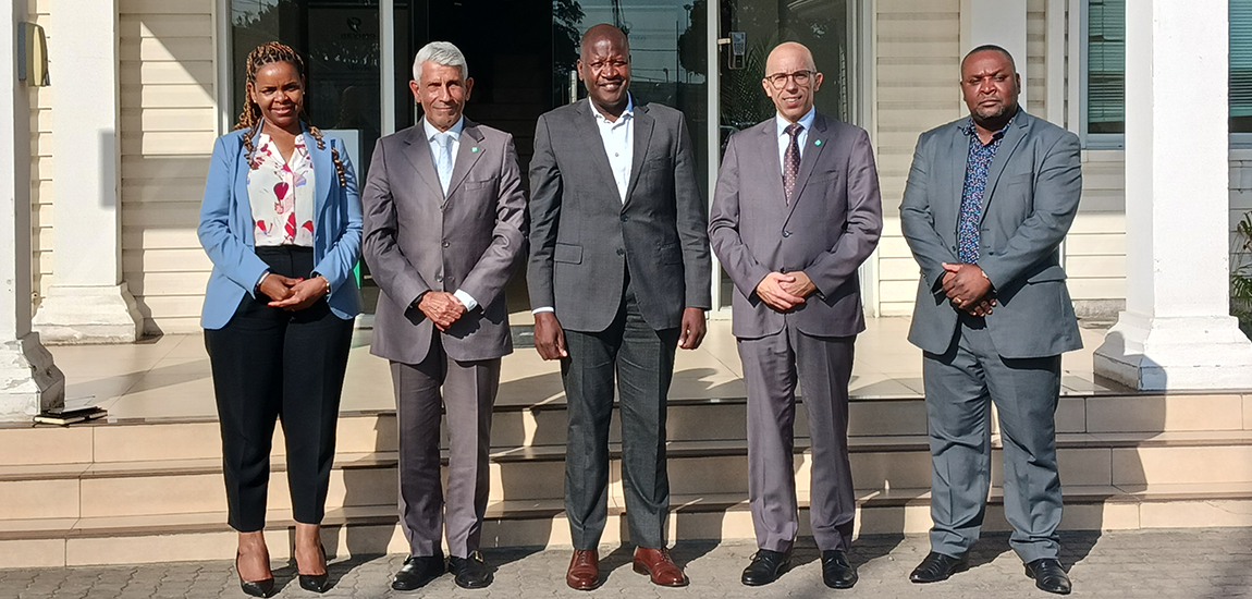 Presidente do Conselho de Administração da REVIMO, S.A., Constantino Gode (ao centro), Membros do Conselho de Administração (nas pontas), e Equipa Técnica da IPE 