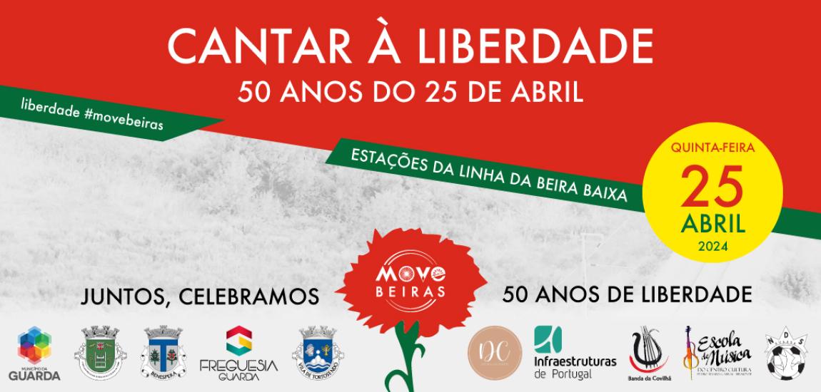 Música e cravos na Linha da Beira Baixa entre Tortosendo e a Guarda