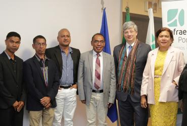 Presidente do Grupo IP com a Delegação do Ministério das Obras Públicas de Timor-Leste