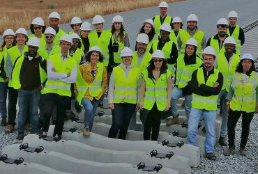 Visita dos alunos do ISEL aos trabalhos da nova Linha de Évora - Foto 3