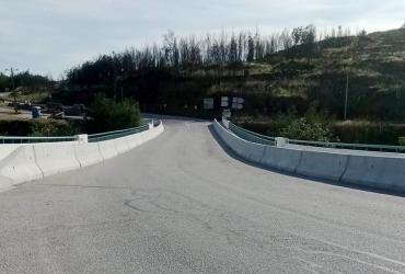 Colocação das guardas de segurança na Ponte do Carvalhal