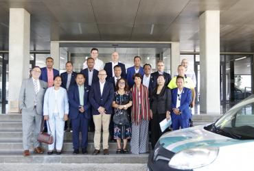 Imagem - Delegação Comissão de Infraestruturas Parlamento Timor-Leste
